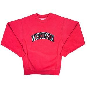 Vintage 90’s Steve & Barry’s Wisconsin Badgers Crew Neck Sweatshirt - Size Small